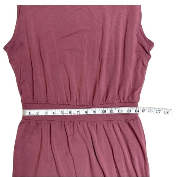 Athleta Santorini Cinch Sleeveless Midi Dress Size Medium Women - Picture 13 of 15